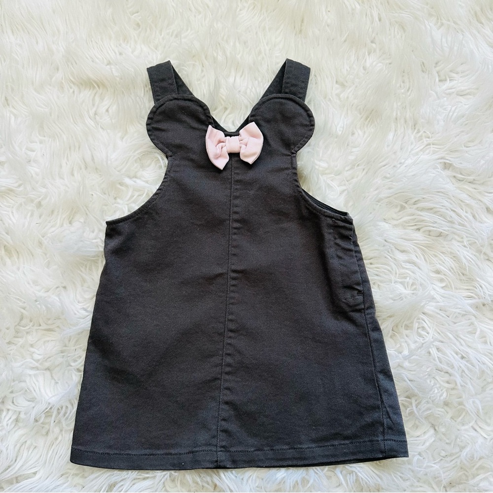 H&M Black Dress with Pink Bow